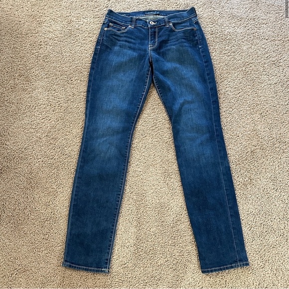 Lucky Brand Women's Sofia Skinny Mid Rise Dark Blue Jeans sz 8/29R - Picture 1 of 9
